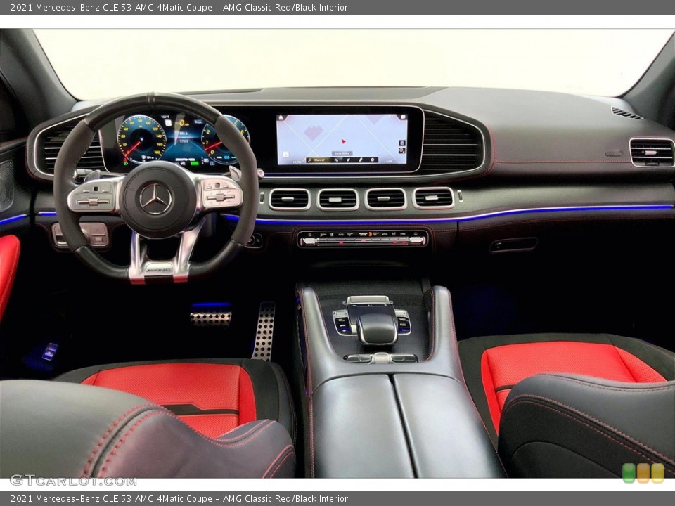 AMG Classic Red/Black Interior Controls for the 2021 Mercedes-Benz GLE 53 AMG 4Matic Coupe #144837800