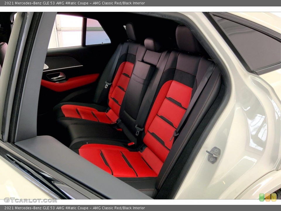 AMG Classic Red/Black Interior Rear Seat for the 2021 Mercedes-Benz GLE 53 AMG 4Matic Coupe #144837920