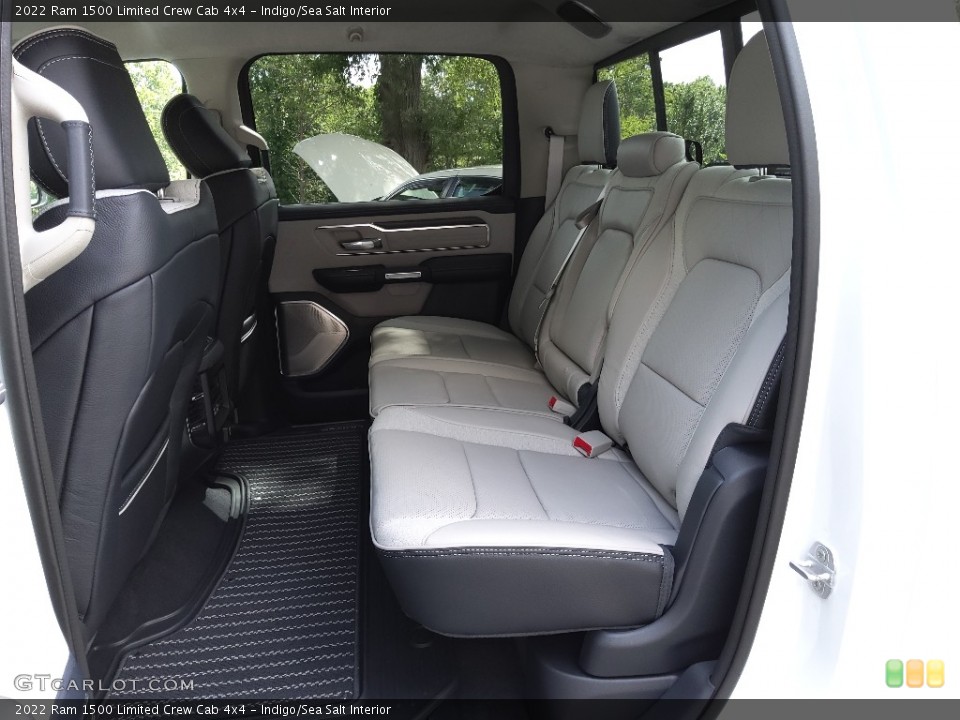 Indigo/Sea Salt Interior Rear Seat for the 2022 Ram 1500 Limited Crew Cab 4x4 #144837923