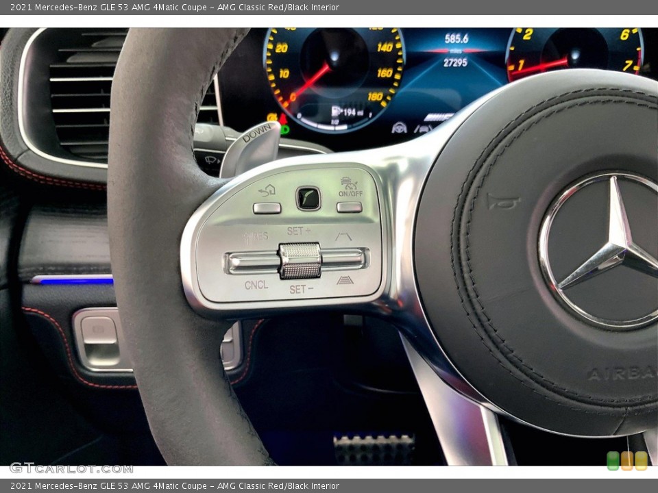 AMG Classic Red/Black Interior Steering Wheel for the 2021 Mercedes-Benz GLE 53 AMG 4Matic Coupe #144837941