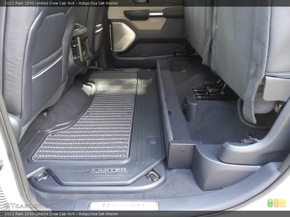 Indigo/Sea Salt Interior Rear Seat for the 2022 Ram 1500 Limited Crew Cab 4x4 #144837947
