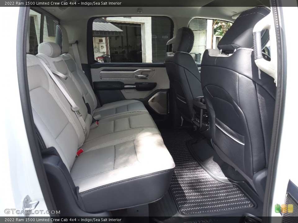 Indigo/Sea Salt Interior Rear Seat for the 2022 Ram 1500 Limited Crew Cab 4x4 #144837998