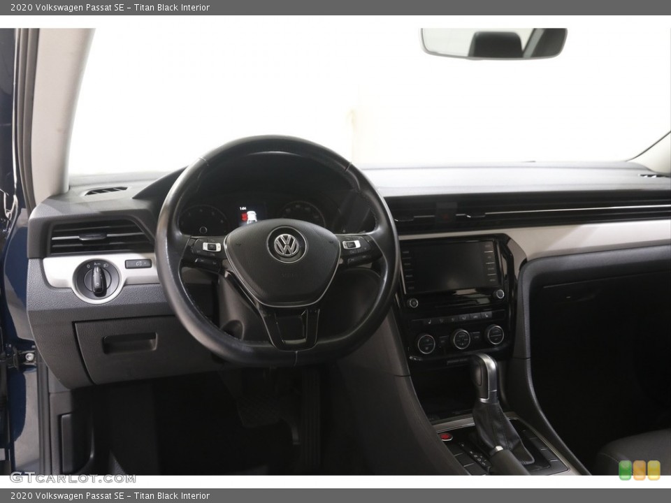 Titan Black Interior Dashboard for the 2020 Volkswagen Passat SE #144838048