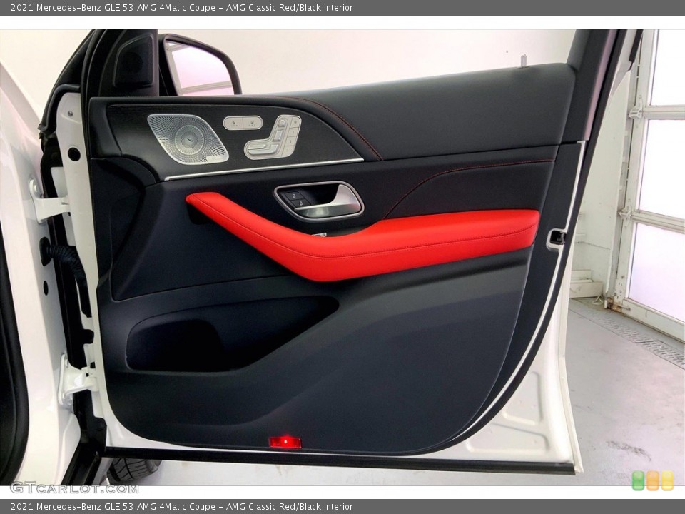 AMG Classic Red/Black Interior Door Panel for the 2021 Mercedes-Benz GLE 53 AMG 4Matic Coupe #144838109