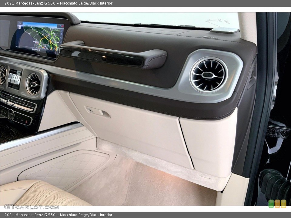 Macchiato Beige/Black Interior Dashboard for the 2021 Mercedes-Benz G 550 #144838742