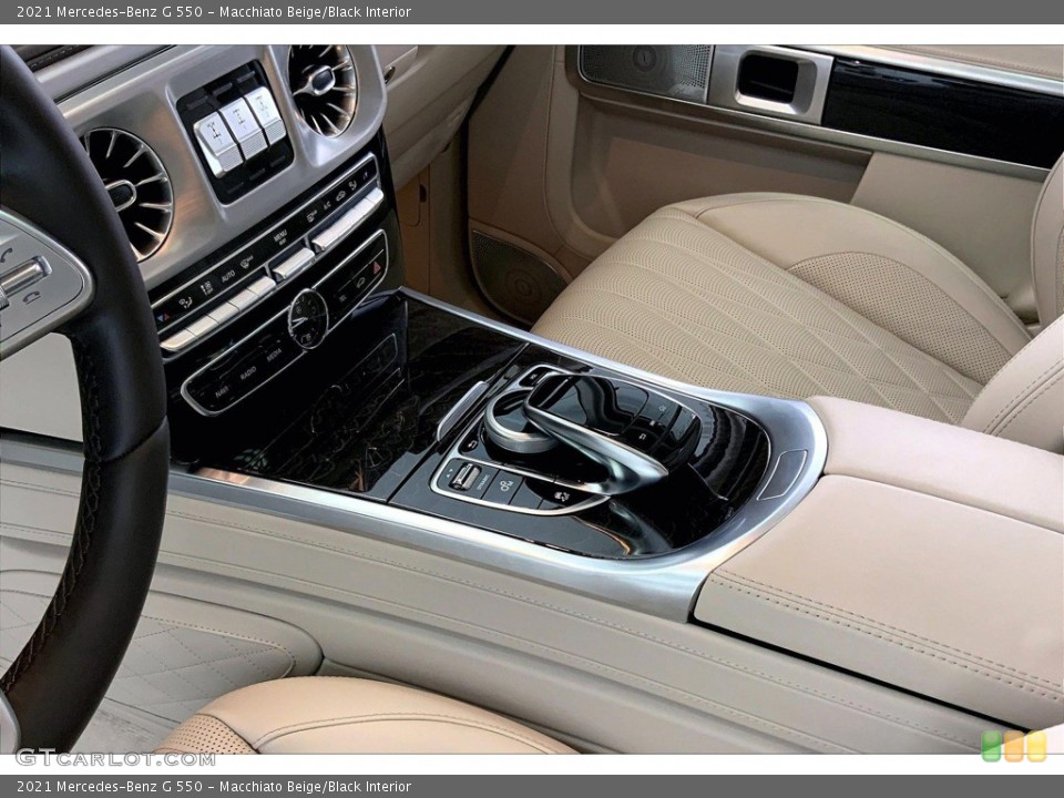 Macchiato Beige/Black Interior Controls for the 2021 Mercedes-Benz G 550 #144838778