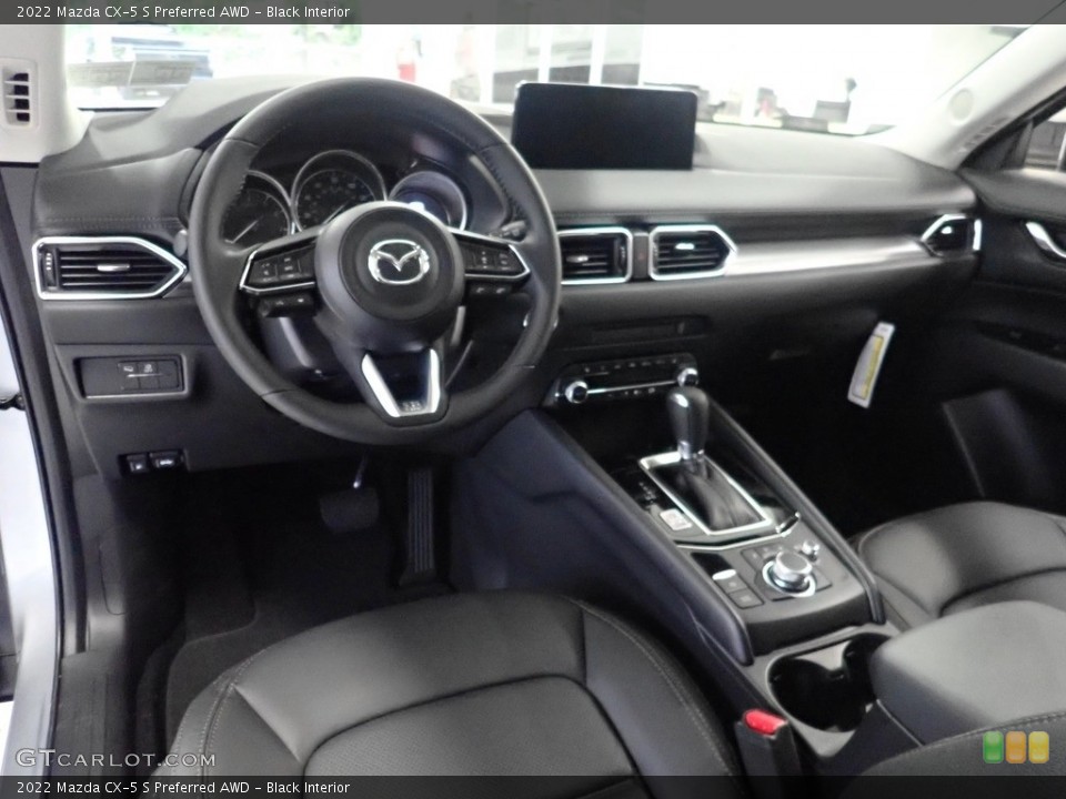 Black Interior Photo for the 2022 Mazda CX-5 S Preferred AWD #144838871