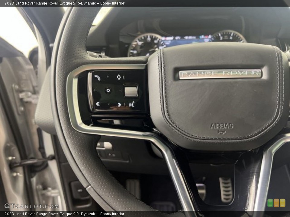 Ebony Interior Steering Wheel for the 2023 Land Rover Range Rover Evoque S R-Dynamic #144838928