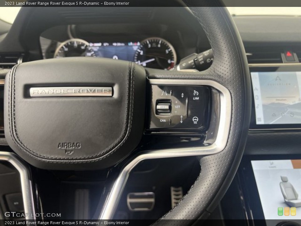 Ebony Interior Steering Wheel for the 2023 Land Rover Range Rover Evoque S R-Dynamic #144838952