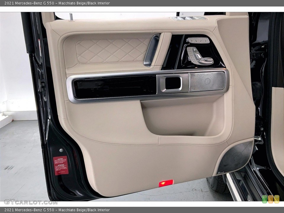 Macchiato Beige/Black Interior Door Panel for the 2021 Mercedes-Benz G 550 #144839003