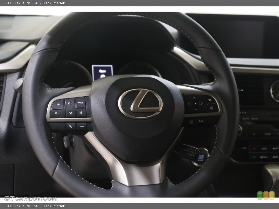 Black Interior Steering Wheel for the 2018 Lexus RX 350 #144841226
