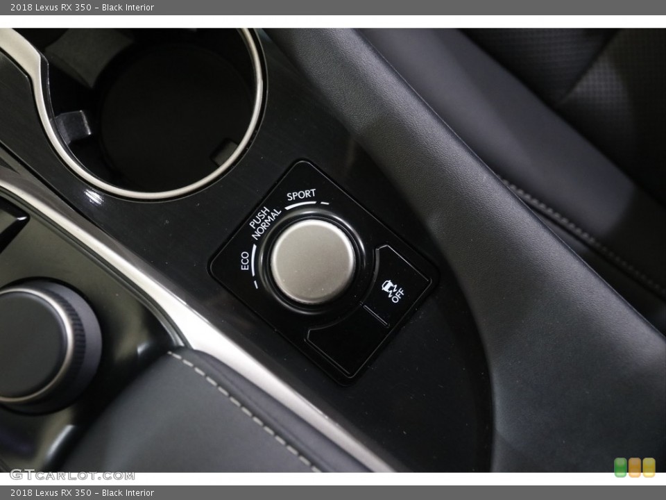 Black Interior Controls for the 2018 Lexus RX 350 #144841361