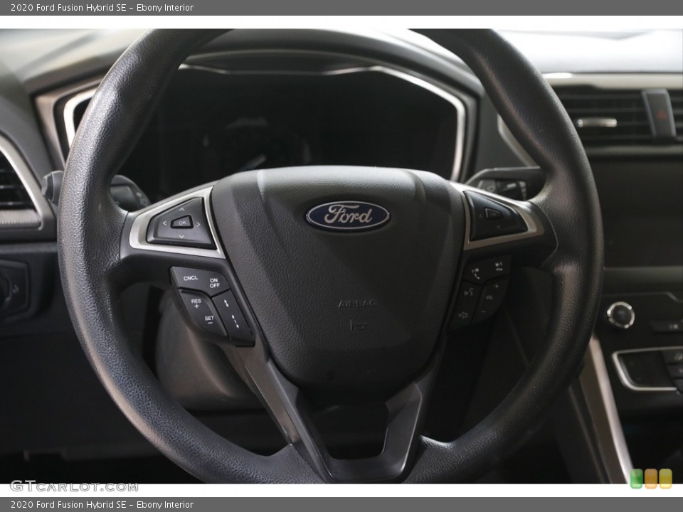 Ebony Interior Steering Wheel for the 2020 Ford Fusion Hybrid SE #144841835