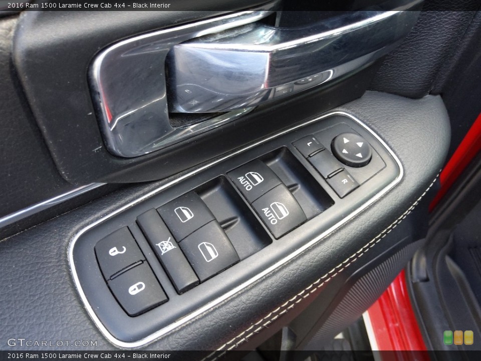 Black Interior Door Panel for the 2016 Ram 1500 Laramie Crew Cab 4x4 #144842087