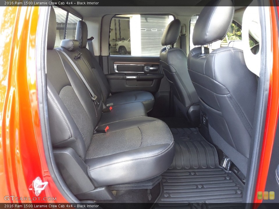 Black Interior Rear Seat for the 2016 Ram 1500 Laramie Crew Cab 4x4 #144842117