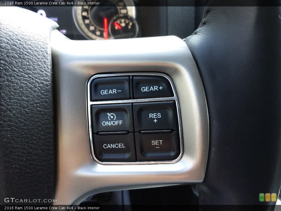 Black Interior Steering Wheel for the 2016 Ram 1500 Laramie Crew Cab 4x4 #144842156