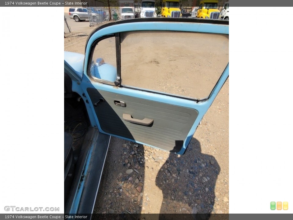 Slate Interior Door Panel for the 1974 Volkswagen Beetle Coupe #144842979