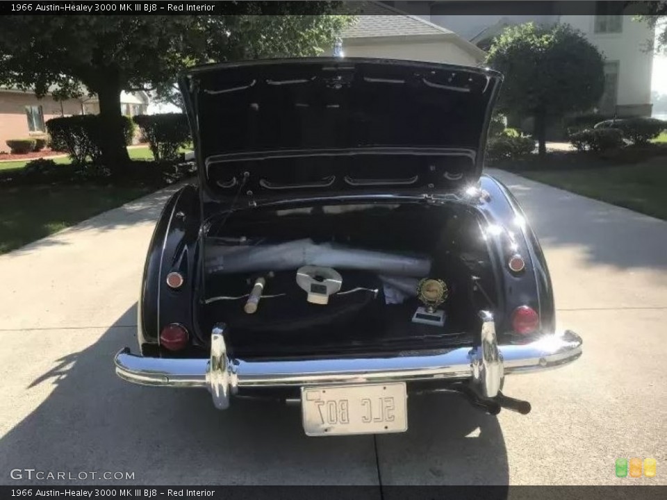 Red Interior Trunk for the 1966 Austin-Healey 3000 MK III Bj8 #144843852