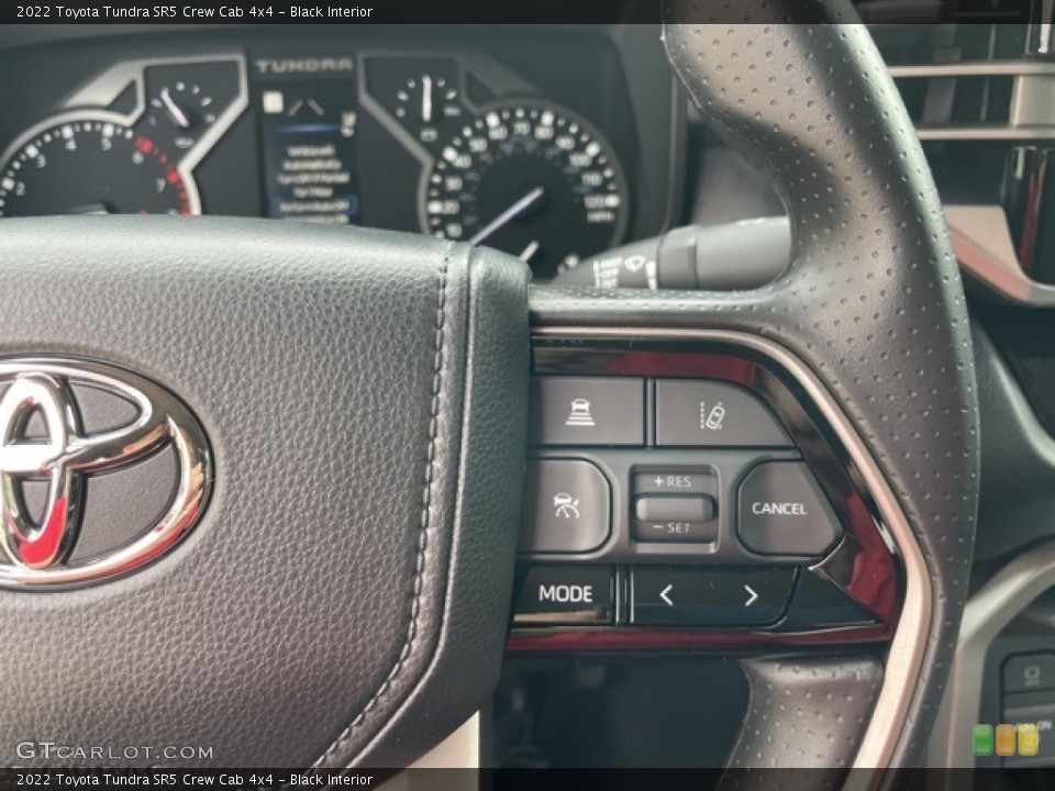 Black Interior Steering Wheel for the 2022 Toyota Tundra SR5 Crew Cab 4x4 #144848187