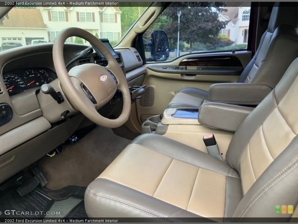 Medium Parchment Interior Front Seat for the 2002 Ford Excursion Limited 4x4 #144848369
