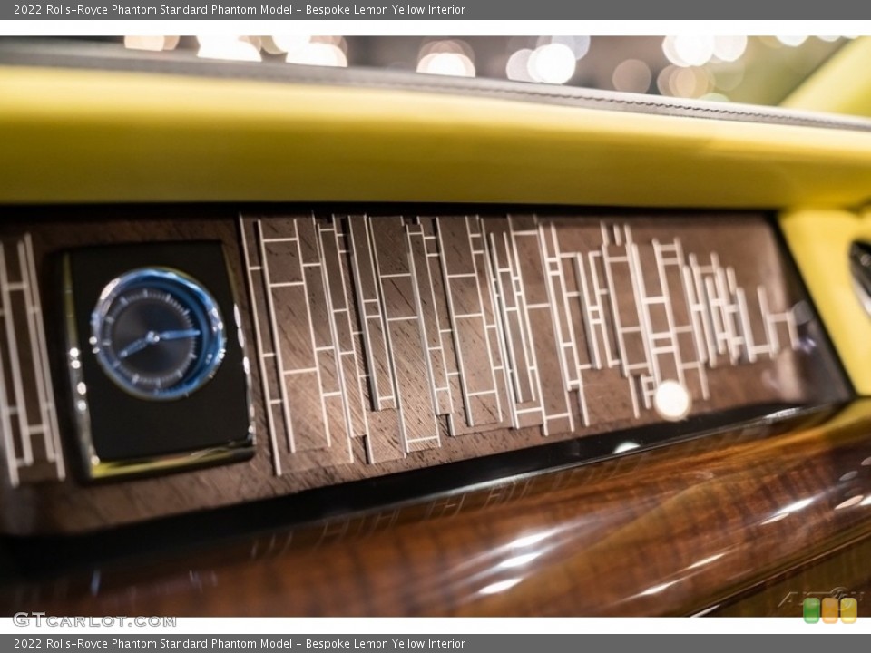 Bespoke Lemon Yellow Interior Dashboard for the 2022 Rolls-Royce Phantom  #144849034