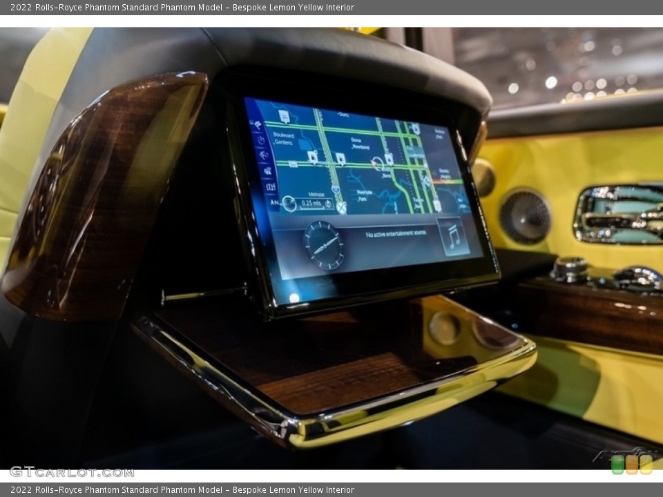 Bespoke Lemon Yellow Interior Navigation for the 2022 Rolls-Royce Phantom  #144849052