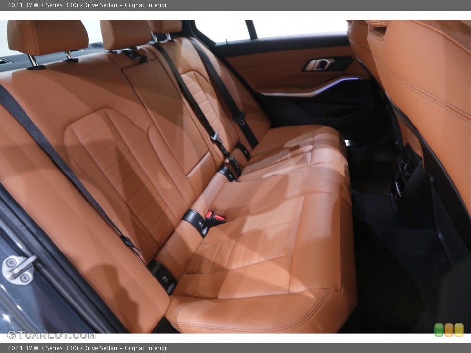 Cognac Interior Rear Seat for the 2021 BMW 3 Series 330i xDrive Sedan #144849304