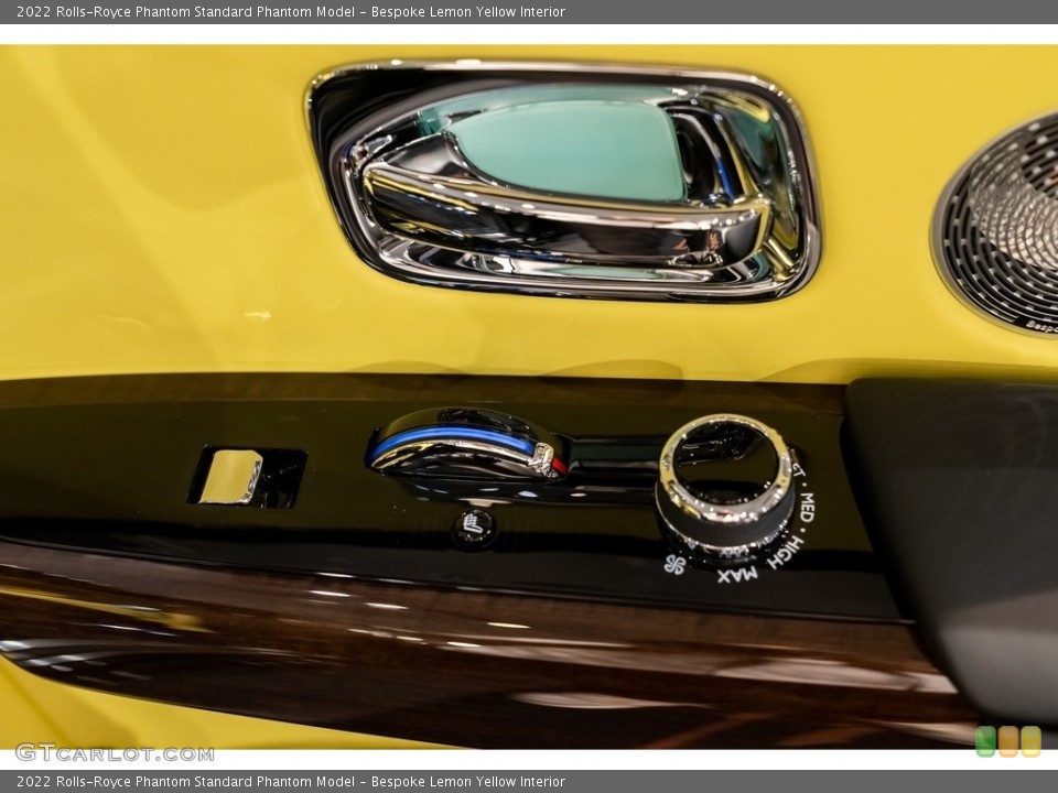 Bespoke Lemon Yellow Interior Door Panel for the 2022 Rolls-Royce Phantom  #144849529