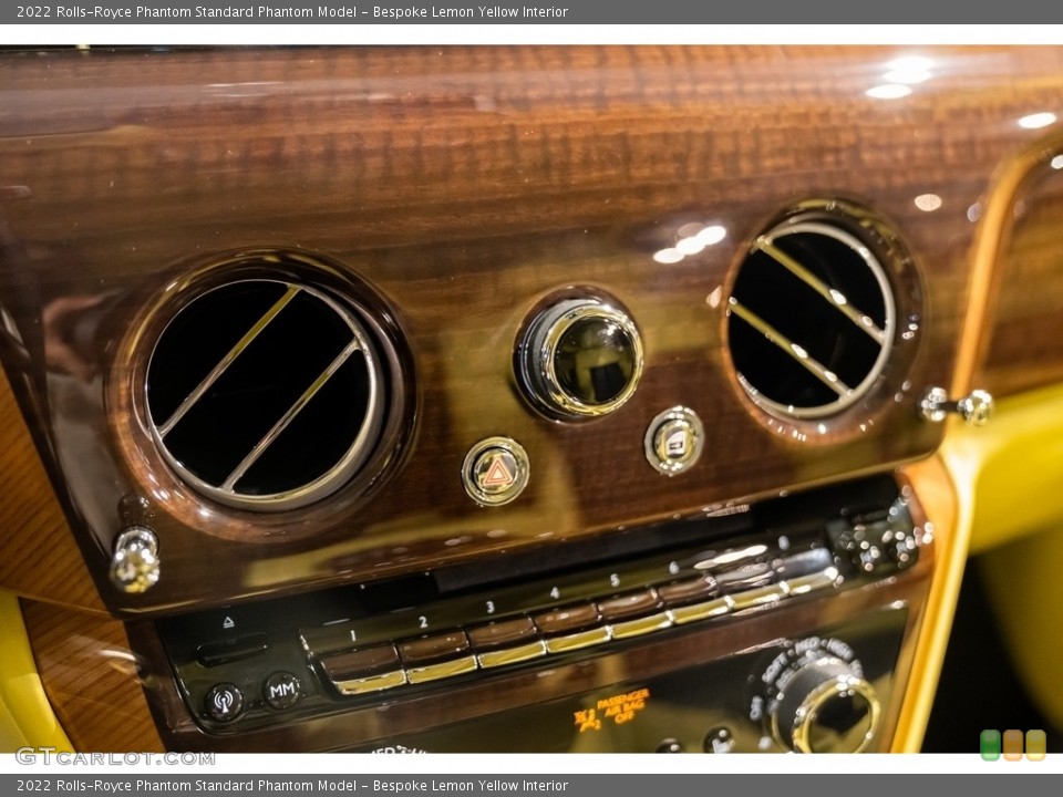 Bespoke Lemon Yellow Interior Controls for the 2022 Rolls-Royce Phantom  #144849582