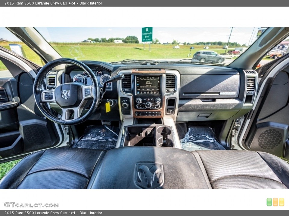 Black Interior Dashboard for the 2015 Ram 3500 Laramie Crew Cab 4x4 #144849988