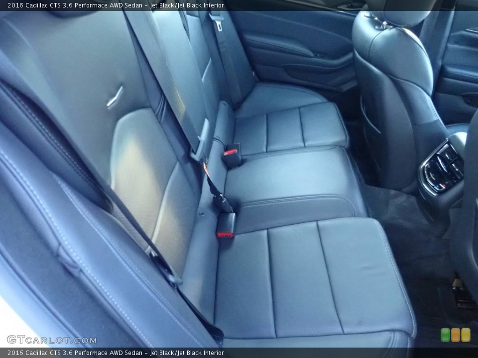 Jet Black/Jet Black Interior Rear Seat for the 2016 Cadillac CTS 3.6 Performace AWD Sedan #144850384