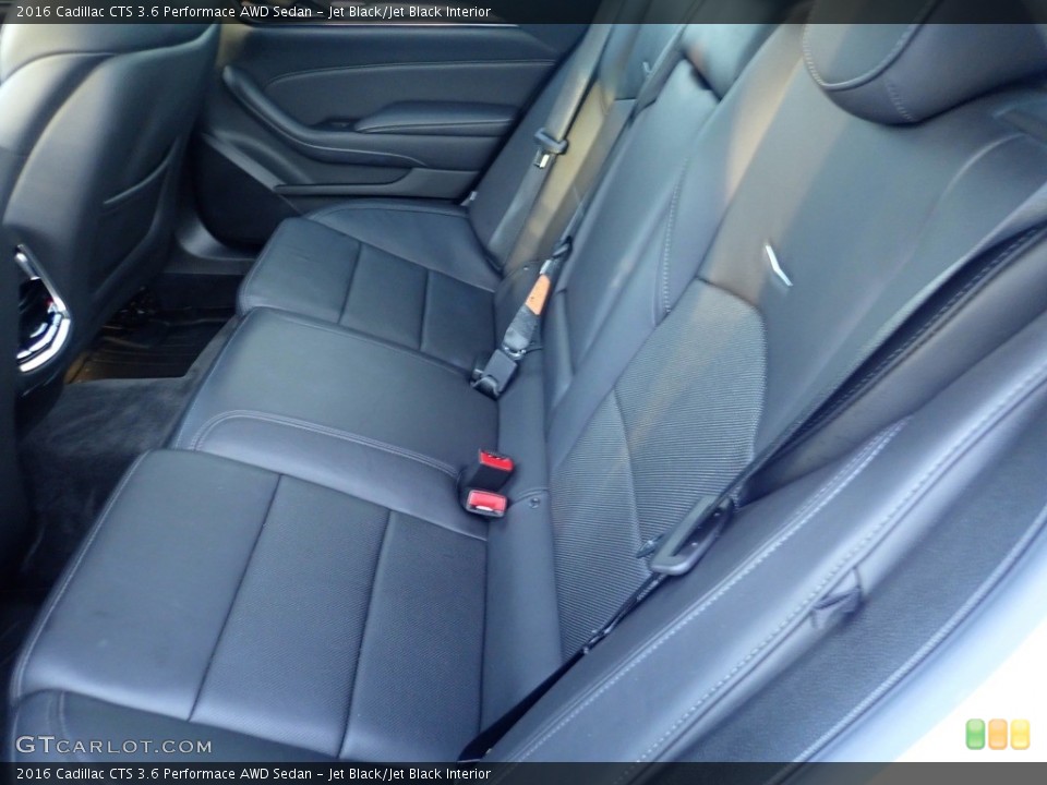 Jet Black/Jet Black Interior Rear Seat for the 2016 Cadillac CTS 3.6 Performace AWD Sedan #144850405