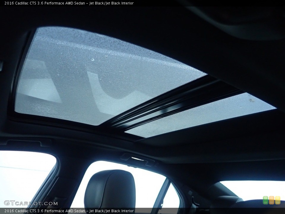 Jet Black/Jet Black Interior Sunroof for the 2016 Cadillac CTS 3.6 Performace AWD Sedan #144850435