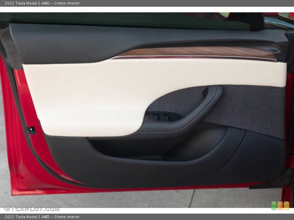 Creme Interior Door Panel for the 2022 Tesla Model S AWD #144851243