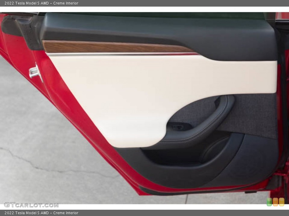 Creme Interior Door Panel for the 2022 Tesla Model S AWD #144851258