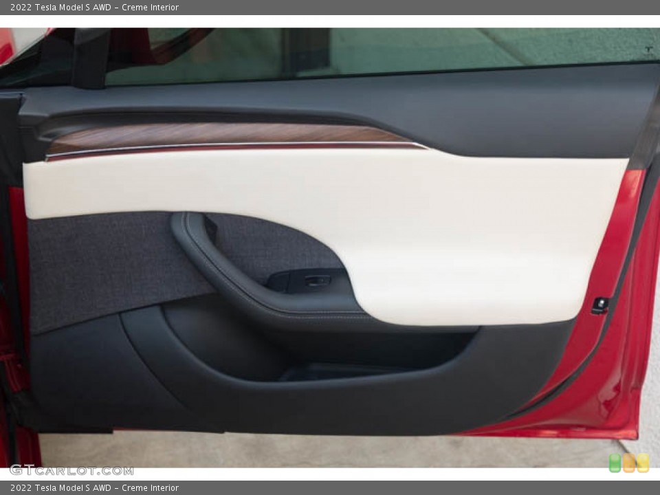 Creme Interior Door Panel for the 2022 Tesla Model S AWD #144851273