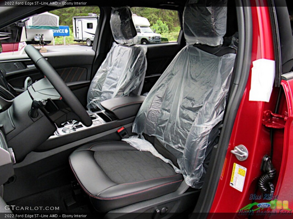 Ebony Interior Photo for the 2022 Ford Edge ST-Line AWD #144851352