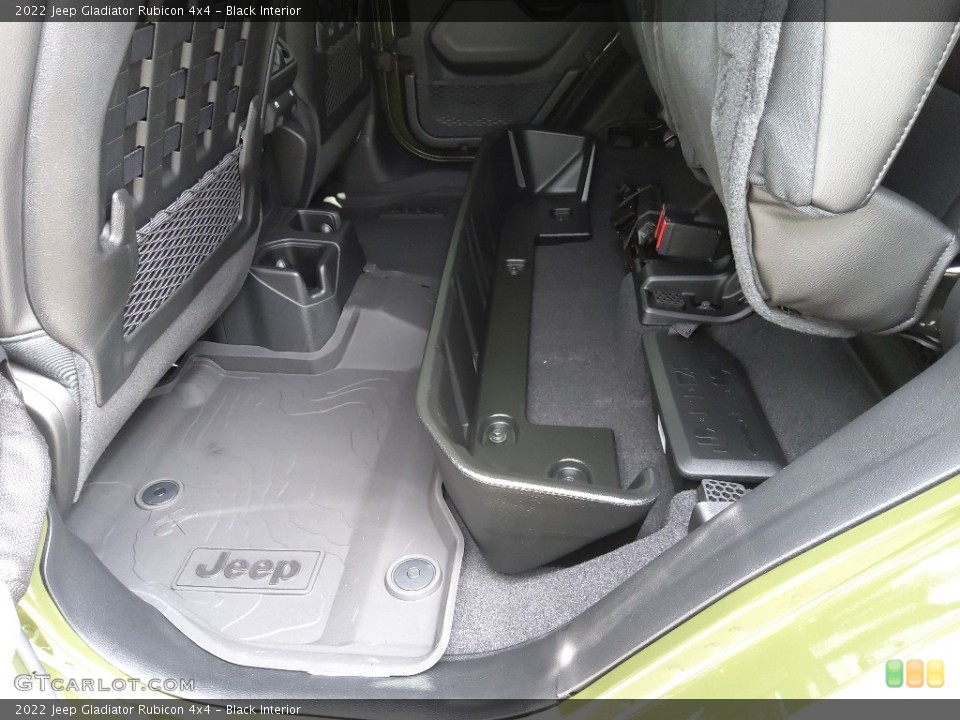 Black Interior Rear Seat for the 2022 Jeep Gladiator Rubicon 4x4 #144852561