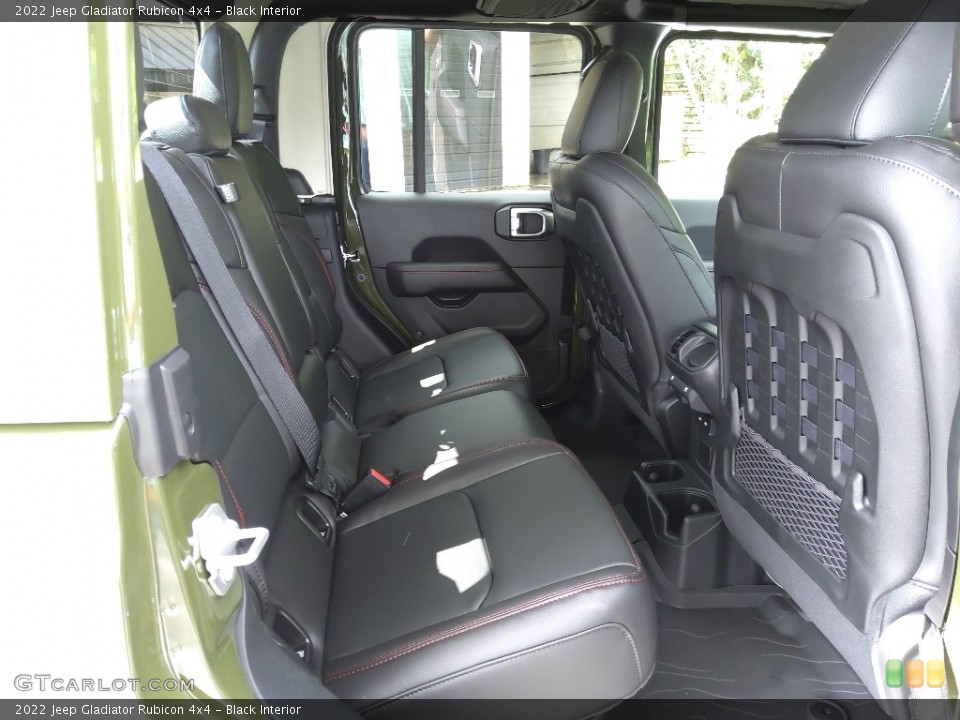 Black Interior Rear Seat for the 2022 Jeep Gladiator Rubicon 4x4 #144852595
