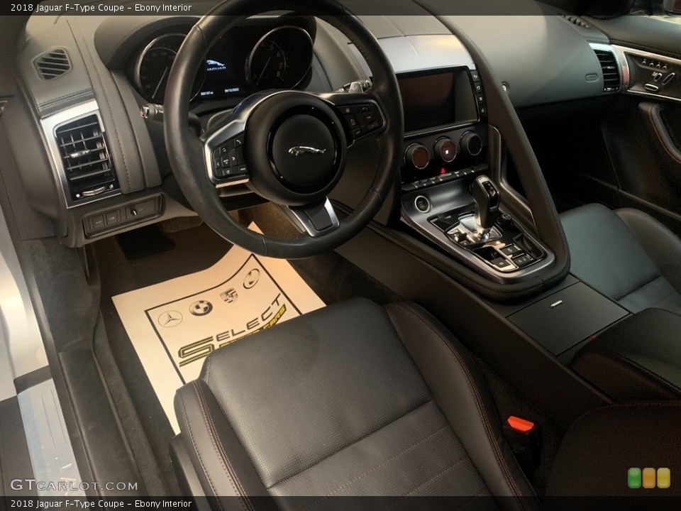 Ebony Interior Photo for the 2018 Jaguar F-Type Coupe #144853623