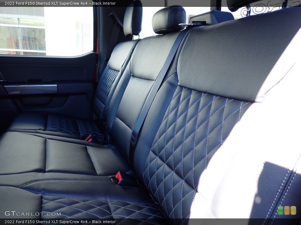 Black Interior Rear Seat for the 2022 Ford F150 Sherrod XLT SuperCrew 4x4 #144854895