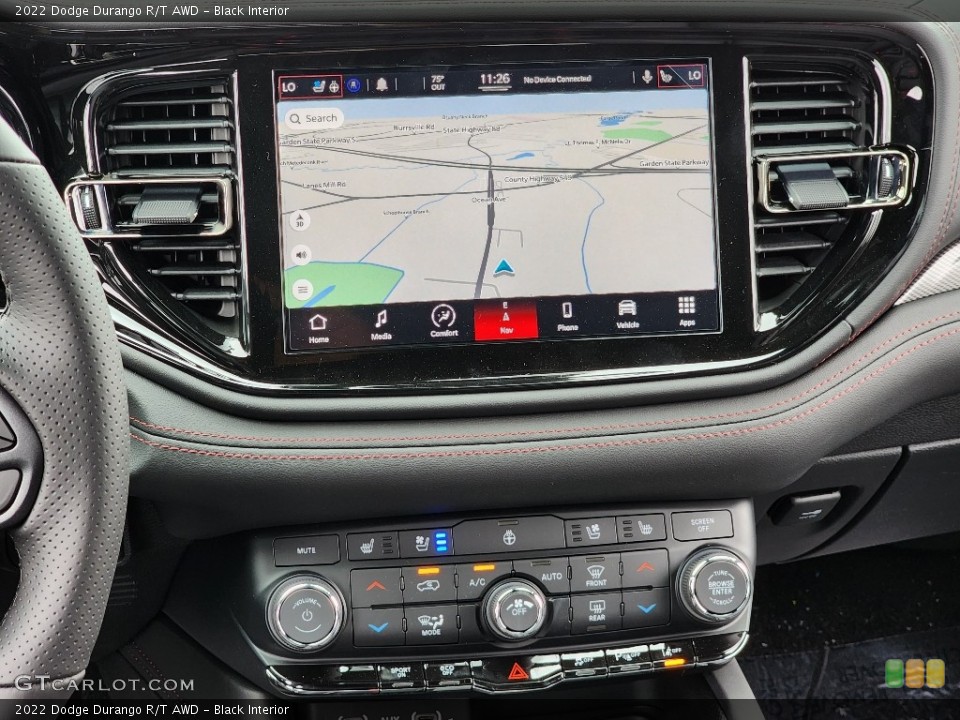 Black Interior Navigation for the 2022 Dodge Durango R/T AWD #144856830