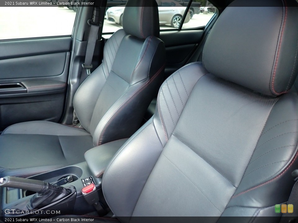 Carbon Black Interior Front Seat for the 2021 Subaru WRX Limited #144858252
