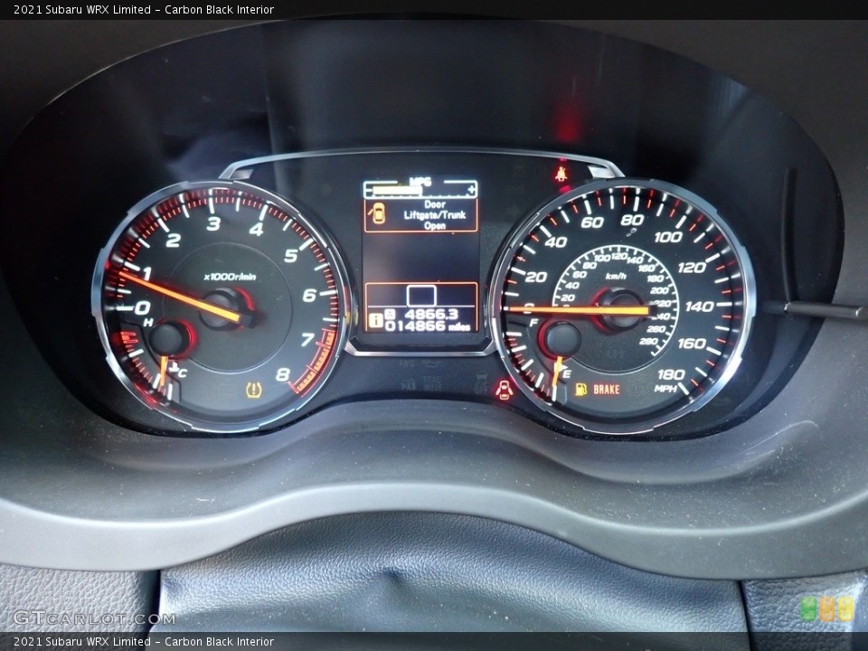 Carbon Black Interior Gauges for the 2021 Subaru WRX Limited #144858364