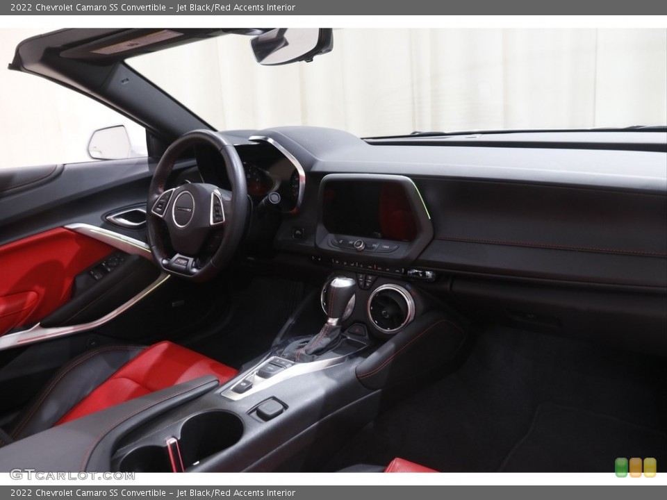 Jet Black/Red Accents Interior Dashboard for the 2022 Chevrolet Camaro SS Convertible #144859218