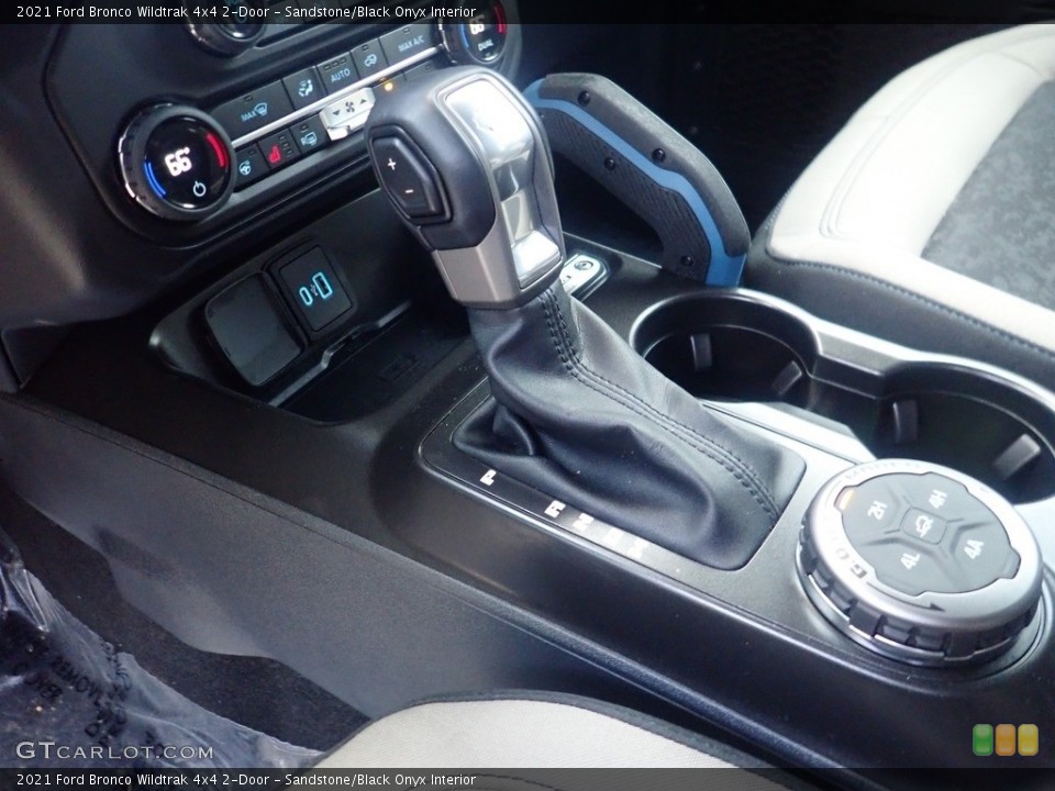 Sandstone/Black Onyx Interior Transmission for the 2021 Ford Bronco Wildtrak 4x4 2-Door #144859431