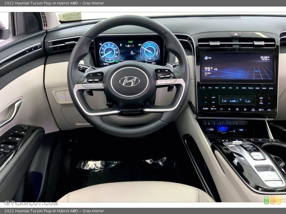 Gray Interior Dashboard for the 2022 Hyundai Tucson Plug-In Hybrid AWD #144861277