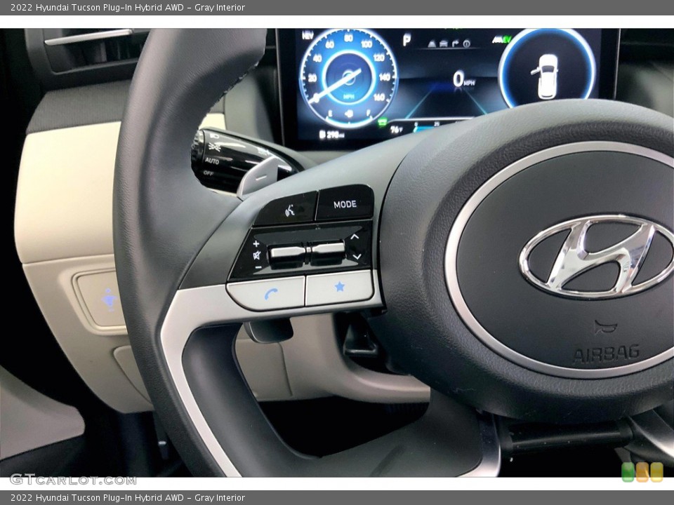 Gray Interior Steering Wheel for the 2022 Hyundai Tucson Plug-In Hybrid AWD #144861730