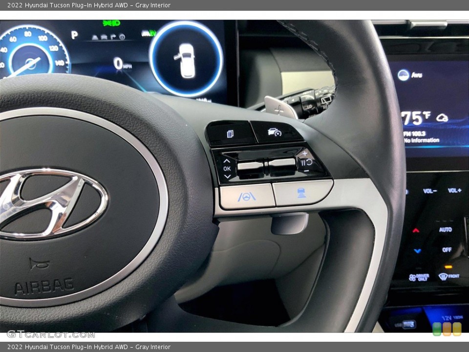 Gray Interior Steering Wheel for the 2022 Hyundai Tucson Plug-In Hybrid AWD #144861751