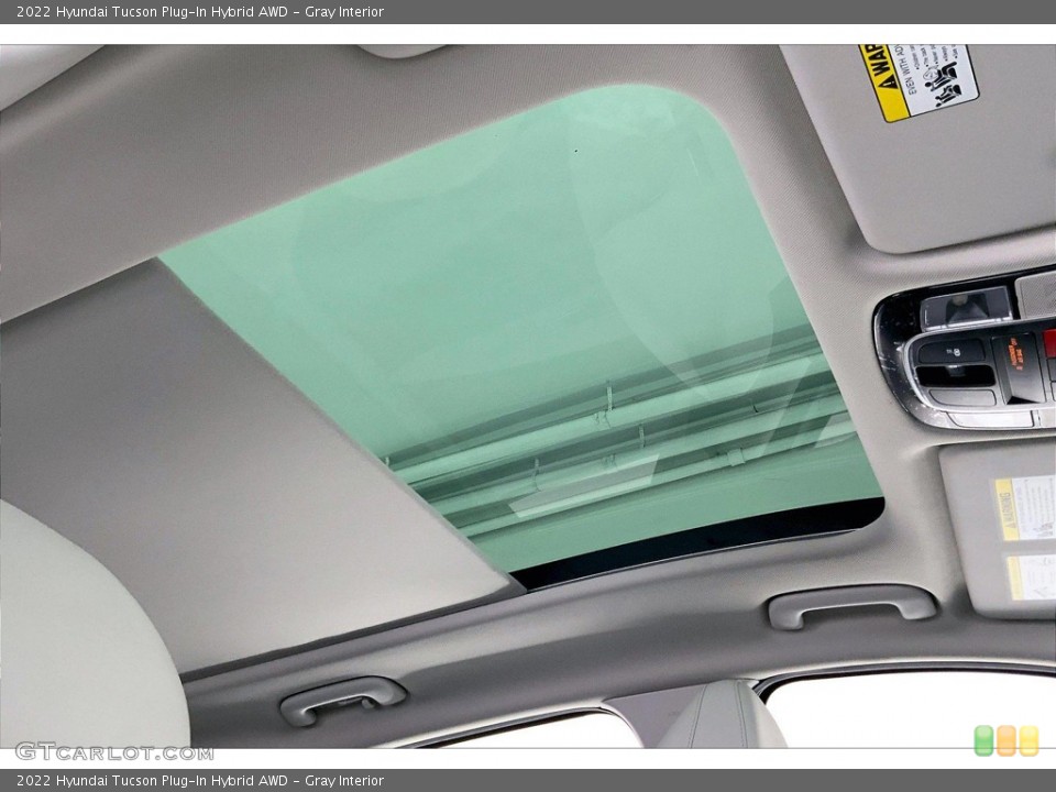 Gray Interior Sunroof for the 2022 Hyundai Tucson Plug-In Hybrid AWD #144861835